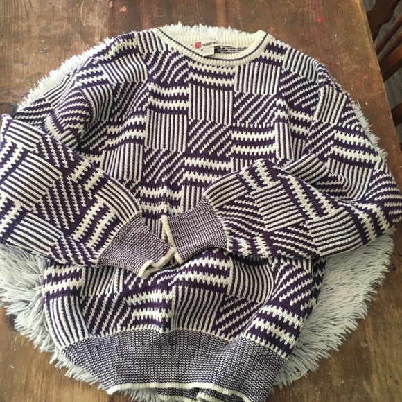 Vintage Sweaters - VINTAGE BAGGY CREWNECK KNIT SWEATER